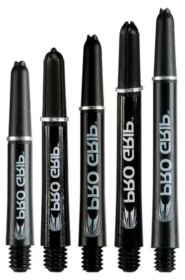 Produktbild von Target Pro Grip Dart Schaft Medium 3 Stück (Schwarz)