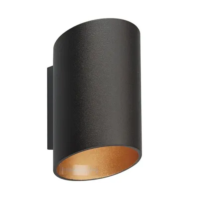 Immagine prodotto di Applique SLICE WL nero e oro 1xG9x40W in metallo, dimensioni: 14,2x8x8 cm, IP20, Zuma Line