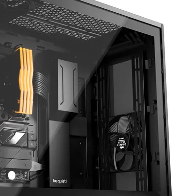 Produktbild von be quiet! Shadow Base 800 Black, Midi Tower, PC, Schwarz, ATX, EATX, micro ATX, Mini-ITX, Acrylnitril-Butadien-Styrol (ABS), Stahl, Gehärtetes Glas, Gaming
