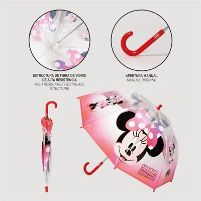 Obrázek produktu pro Deštník Minnie Mouse Ø71cm - Veselý dětský deštník