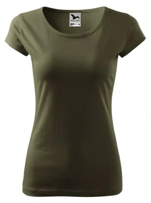 Image de Malfini - T-shirt « Pure » pour femmes, ajusté PP10464 (S) (vert foncé)