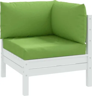 Produktbild von "WINTER SALE"Gartenbankauflage - CLORIS - Palettenkissen 3-tlg. - modernes Design - Sitzkissen/Polsterauflage - Melange Grün Stoff Promotion326050 - Gartenmöbelauflagen