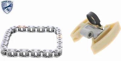 Produktbild von VAICO V25-10001-BEK Steuerkettensatz Steuerkette für FORD Fiesta Mk6 Schrägheck (JA8, JR8) Fiesta Mk5 Schrägheck (JH1, JD1, JH3, JD3) Focus II Kombi