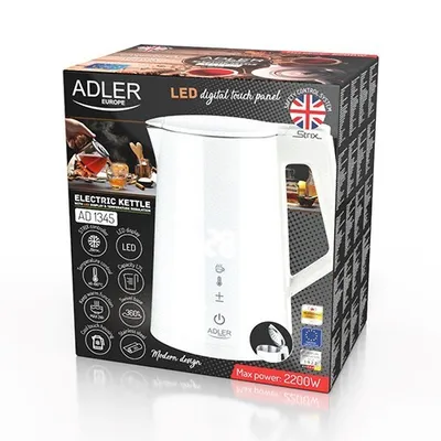 Zdjęcie produktu dla Adler Ad 1345W Electric Kettle White