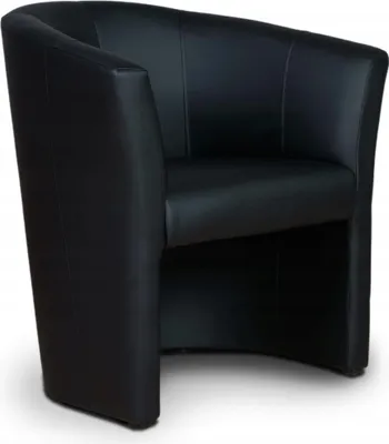Produktbild von Sessel - Schwarz - 75x79x64 cm B/H/T - Kunstleder - Fleckenbeständig - Relaxsessel - CAFE