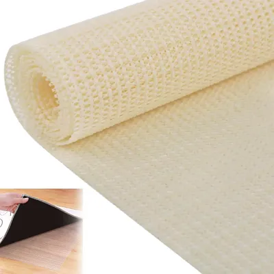 PVC Antirutschmatte 180×200 cm, zuschneidbar, beige