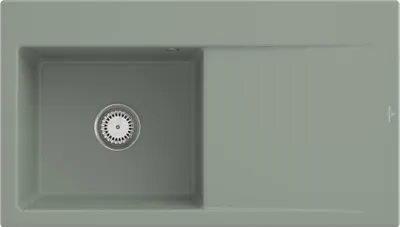 Produktbild von Villeroy & Boch 335201R8 Siluet 50 S Keramikspüle Unterbau Unterschrankbreite ab 60 cm Weiß Keramik mit Handbetätigung - inkl.