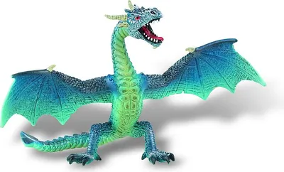 Produktbild von Bully Drache fliegend türkis 17cm
