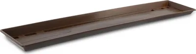 Produktbild von Blumenkastenuntersetzer 80 cm braun. 800x 155x 30 mm