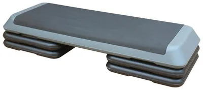Immagine prodotto di Fitnessstep – Piattaforma aerobica regolabile, grigia, con struttura in ferro, fino a 110 cm