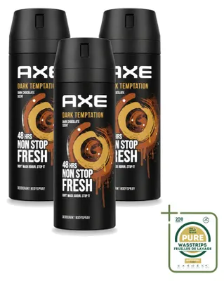 Produktbild von 3 x Axe Deodorant Spray Dark Temptation 150 ml - Vorratspackung - 3 Stücke