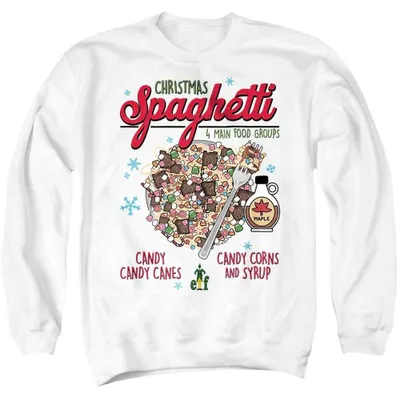 Produktbild von Elf - Sweatshirt für Herren/Damen Uni, weihnachtliches Design TV38989 (S) (Weiß)