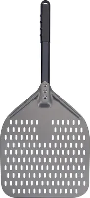 Produktbild von Famanu Pizzaschaufel aus harteloxiertem Aluminium - mit abnehmbarem Griff, 30x39 cm