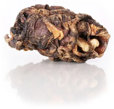 Produktbild von Rinderkehlköpfe getrocknet 1 Kg Hundesnack Kausnack Hundeleckerlie getreidefrei für Hunde natürlich ohne Zusätze