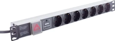 Produktbild von shiverpeaks ®-BASIC-S--19" Steckdosenleiste 7-fach, 1HE, schwarz (BS09-25175)