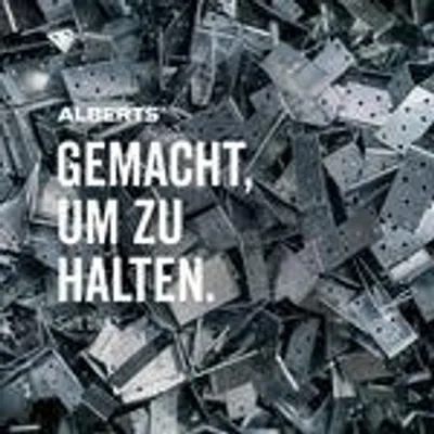 Zdjęcie produktu dla Alberts 213145 Wspornik słupka H, ocynkowany ogniowo, szerokość w świetle 71 mm, wysokość całkowita 600 mm, grubość materiału 5 mm, zestaw 2 szt
