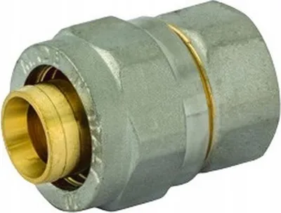 Produktbild von PEX-Muffe 20×3/4" - Messing - Wasserdicht - Hochdruckbeständig - Für Sanitärinstallationen