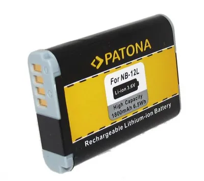 Produktbild von PATONA 1240, Canon, 1800 mAh, 3,6 V, Lithium-Ion (Li-Ion)
