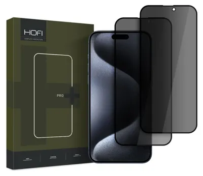 Obrázok produktu pre Hofi Anti Spy Glass Pro+ 2-Pack Iphone 16 Pro Max Privacy Glass