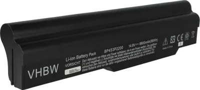 Produktbild von vhbw Akku kompatibel mit Hasee HP940D3, HP940, L420T Notebook (6600 mAh, 14,8 V, Li-Ion)