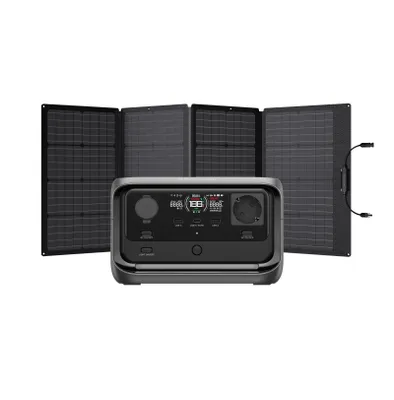 Produktbild von ECOFLOW RIVER 3 Plus Tragbare Powerstation & 160 W Solarpanel, 286 Wh LFP Batterie