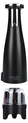 Immagine prodotto di Set di macinini elettrici pere pepe AD4449B - 3 pezzi - Alimentazione USB - Macinino in Vetroceramica - Capacità: 150 ml - Colore: nero