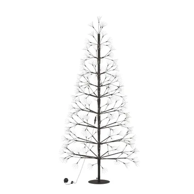 Obrázek produktu pro JOIEYOU 150cm umělý vánoční stromek Ohňostroj strom stylu umělé rostliny s Cold White LED osvětlení a odnímatelný železný kmen, vánoční stromek pro strany, Halloween, svatební dekorace