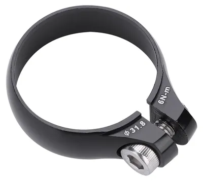 Obrázok produktu pre Svorka na bicykel pre sedlovku 31,8 mm (pre sedlovku 27,2 mm) – superľahká (čierna)