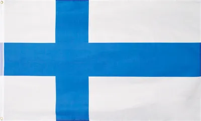 Produktbild von MUWO "Nations Together" | Finnland Flagge | 150×90 cm | Verstärktes Besatzband | Doppelt gesäumte Ränder | MW-33