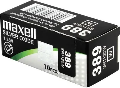 Obrázek produktu pro Maxell 18289100, Baterie na jedno použití, SR1130W, Oxid stříbrný, 1,55 V, 10 kusů, 79 mAh