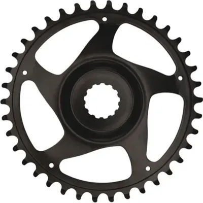Obrázok produktu pre Reťazový krúžok KMC CrMo, čierny 11/128", 47,5 mm alebo 38 zubov, 3 mm