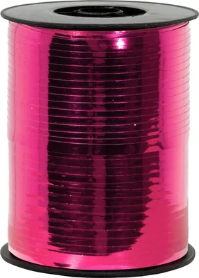 Produktbild von Geschenkband Polyband 5mm/250m Metallic Pink