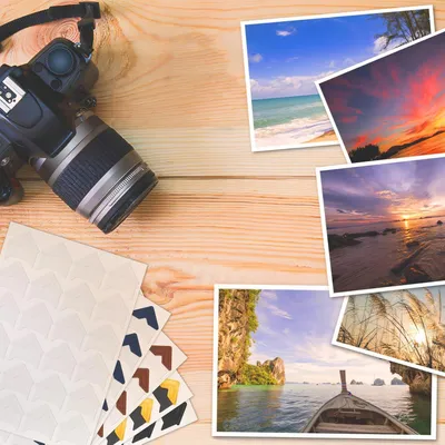 Obrázek produktu pro Foto rohy pro scrapbooking - 240 kusů - 5 barev - samolepicí