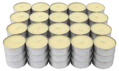 Immagine prodotto di Solidchoice - Set di 60 candeline profumate alla vaniglia, durata di 4,5 ore