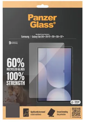 Productafbeelding van PanzerGlass Screenprotector voor de Samsung Galaxy Tab S10 Plus / Tab S9 FE Plus / Tab S9 Plus / S8 Plus / S7 Plus / Tab S7 FE 5G