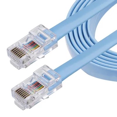 Produktbild von StarTech.com Cisco Konsolen Rollover-Kabel RJ45/RJ45 1,8 m Blau