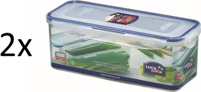 Produktbild von Lock & Lock 2er Set Multifunktionsbox 2,0 Liter mit Ablaufgitter Frischhaltedose HPL844 x 2