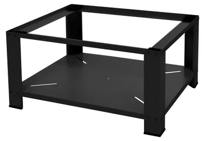 Waschmaschinen-Untergestell 63x54 cm, Stahl, schwarz, bis 150 kg