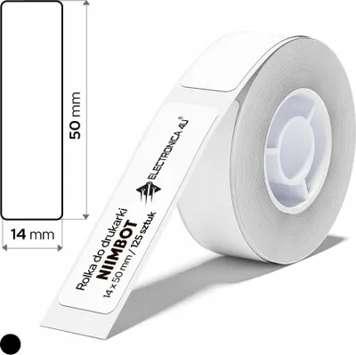 Produktbild von Selbstklebende Etiketten, Thermotransferaufkleber für Niimbot B18 14x50