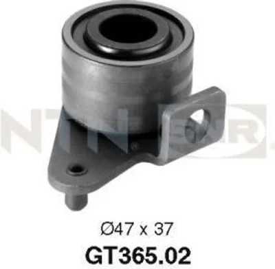 Produktbild von SNR GT365.02 Spannrolle Zahnriemen Ø47mm für VOLVO 940 II Kombi (945) 940 Kombi (945) 240 Kombi (P245) 740 Kombi (745) 740 (744)