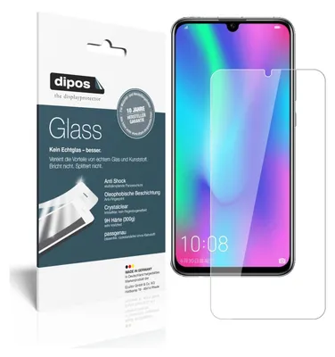 Produktbild von 2x Schutzfolie für Honor 10 Lite - Anti-Shock 9H Folie Glass Kunststoffglas