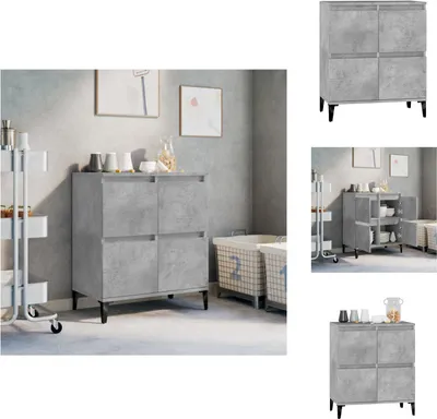 Produktbild von vidaXL Sideboard Betongrau 60x35x70 cm Holzwerkstoff -  Sideboards