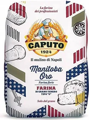 A bag of Caputo 'Manitoba Oro' flour.