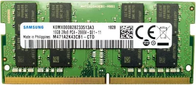 Imagen del producto de Memoria RAM Samsung de 32GB (2x 16GB) a 2666MHz, DDR4, compatible con Apple iMac Early 5k (modelos 19.1, 19.2) de 2019