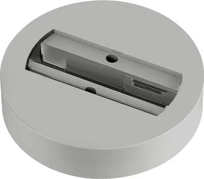 Produktbild von SLV Deckenrosette, für 1-Phasen-Adapter, grau 1007928