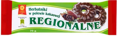Zdjęcie produktu dla Cukry Nyskie Herbatniki regionalne w polewie kakaowej 79 g x 42 sztuk
