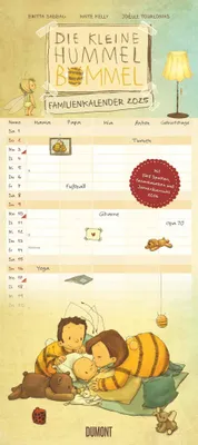 Produktbild von DUMONT - Die kleine Hummel Bommel Familienkalender 2025, 22x49,5cm, Familienplaner mit 5 Spalten, Ideen von Britta Sabbag & Maite Kelly - Illustriert von Joëlle Tourlonias