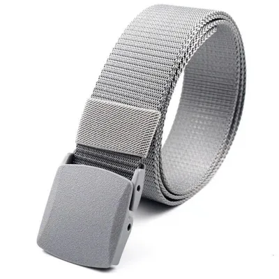 Produktbild von Nylon Canvas Guertel Silber