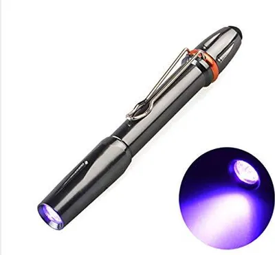 Produktbild von Pocketman Mini UV Torch 395nm LED Stift tragbarer Clip Urin -Spot -Erkennung Cash Light (Pack 1)