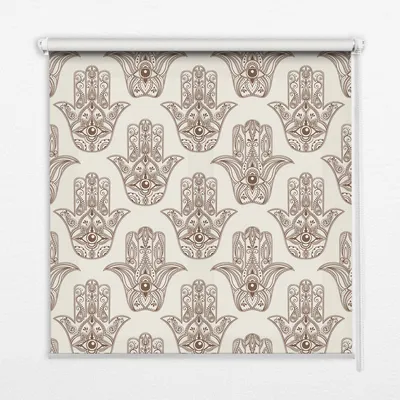 Produktbild von Seitenzug-Rollo Fensterrollo Jalousie - Thermo-Rollo Verdunkelungsrollo - 90x240 cm - Muster